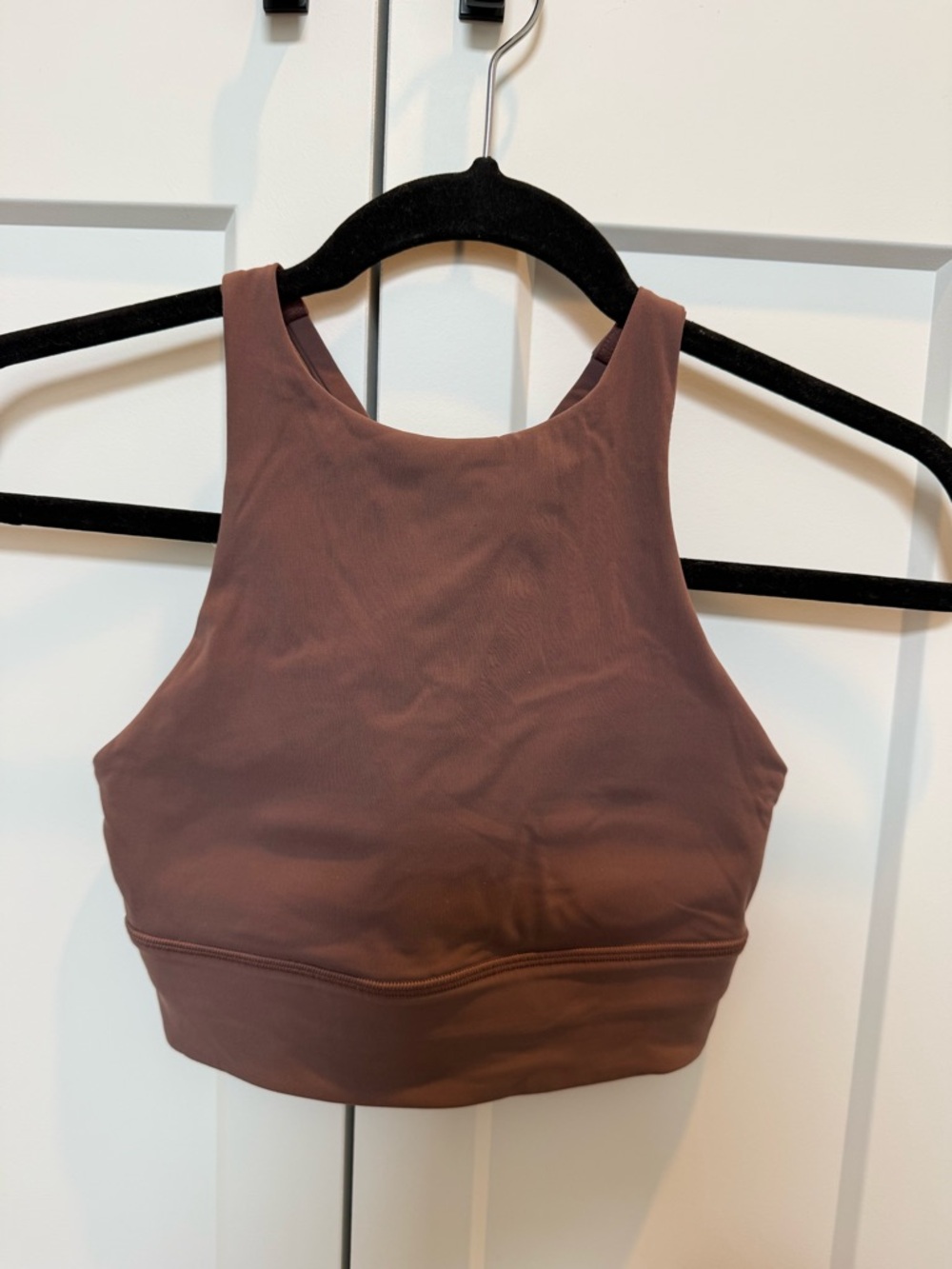 lululemon Energy High-Neck Longline Bra Brown